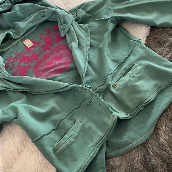 Free People Blazer-Style Sweatshirt/Hoodie - Picture 7 of 8